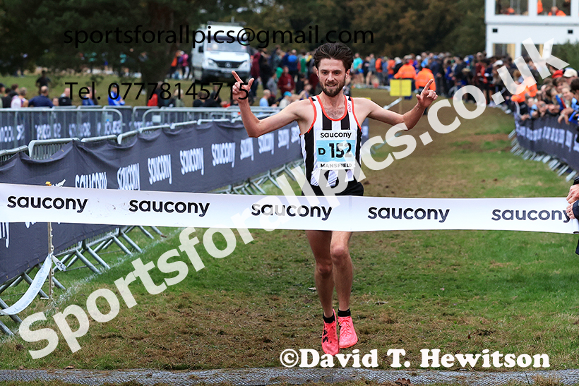 Senior Mens 2024 National Cross Country Relays, Berry Hill Park, Mansfield.   Photo: David T. Hewitson/Sports for All Pics